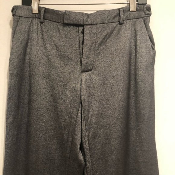 adampluseve adam lippes Button Fly Pants Silver Size 6 #380 - Picture 2 of 8